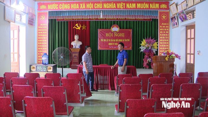 Nhà văn hóa xóm Thuận Yên, xã Tân Phú. Ảnh: Kim Hoa