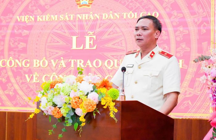 Ông Vũ Xuân Đông - Viện trưởng Viện Kiểm sát nhân dân tỉnh Nghệ An. Ảnh: Minh Tân