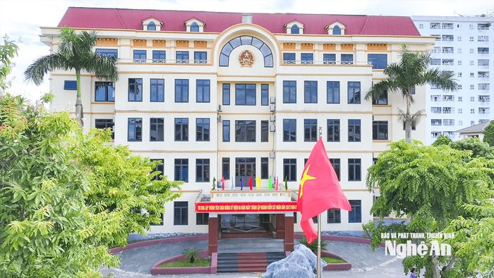 Trụ sở Viện Kiểm sát nhân dân tỉnh Nghệ An. Ảnh: Minh Tân