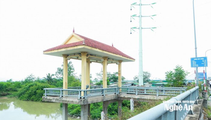 Cống Hói Chùa có vai trò quan trọng trong việc tiêu thoát nước ra sông Lam. Ảnh: Thành Duy