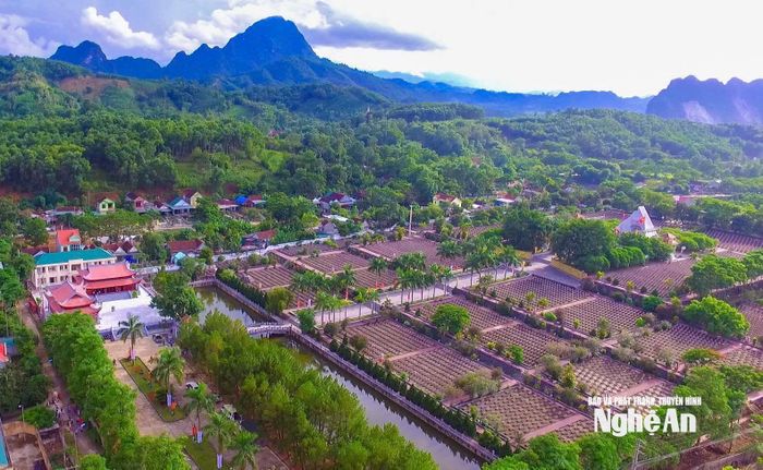 Toàn cảnh Nghĩa trang Liệt sĩ Quốc tế Việt – Lào. Ảnh: Đình Tuyên