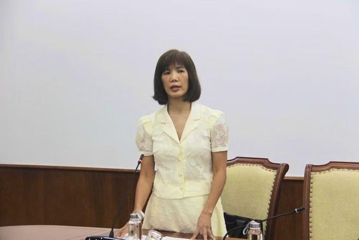 Phó Cục trưởng Cục Phát thanh, Truyền hình và Thông tin điện tử Nguyễn Thị Thanh Huyền. (Ảnh: Đình Toán)