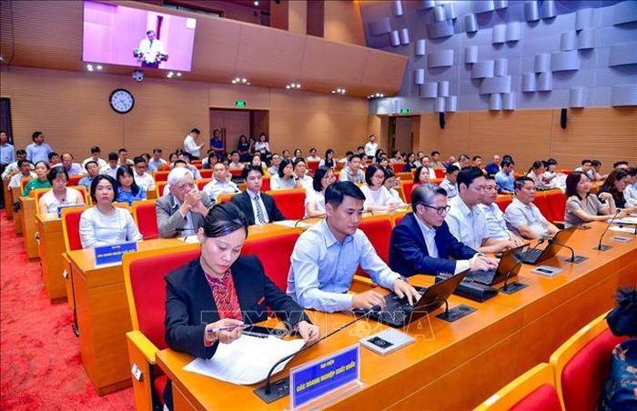 Quang cảnh Hội nghị thúc đẩy sản xuất, tiêu dùng và xuất khẩu 6 tháng cuối năm 2026. Ảnh: Trung Nguyên/TTXVN