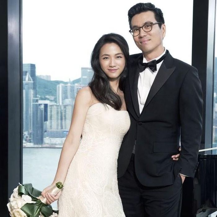 Diễn viên Thang Duy và đạo diễn Kim Tae Yong kết hôn năm 2014. Ảnh: Instagram.