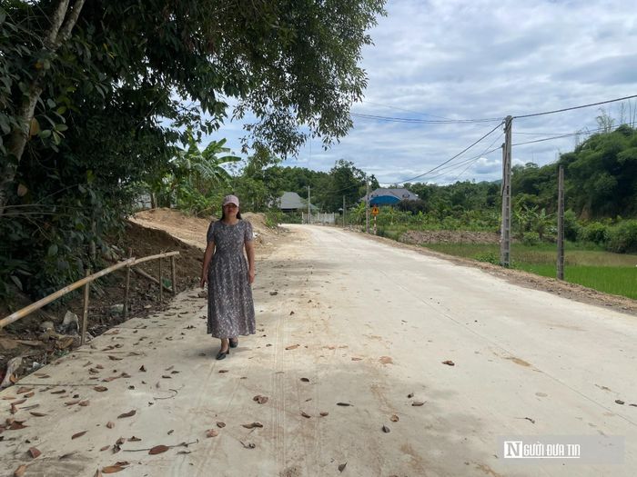 Đường giao thông thôn Khụ 1 đi Khụ 2 đã hoàn thành đưa vào sử dụng.