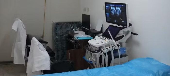 Hiện trường tại Phòng khám Y học Nghệ An