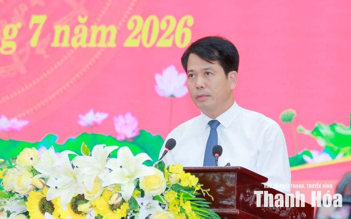 Trưởng Ban Tuyên giáo và Dân vận Tỉnh ủy Đào Xuân Yên phát biểu tại hội nghị.
