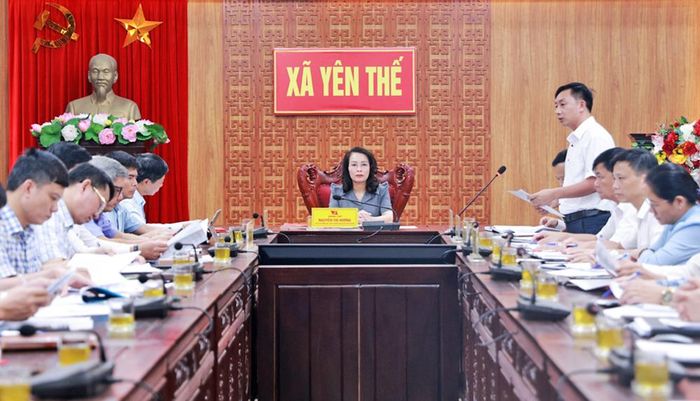 Quang cảnh buổi làm việc.