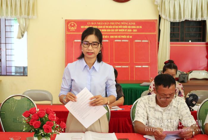 Đồng chí Bí thư Chi bộ, Trưởng khối Yên Thành báo cáo nhanh tại buổi làm việc