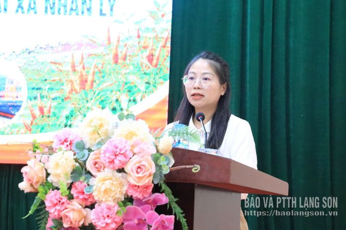 Đại diện Sở Công Thương trao đổi một số nội dung liên quan