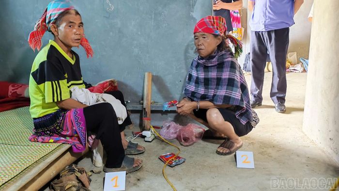 Hiện trường tại thôn Dền Thàng, xã Dền Sáng, nơi các đối tượng khai nhận cùng tổ chức, sử dụng trái phép chất ma túy.