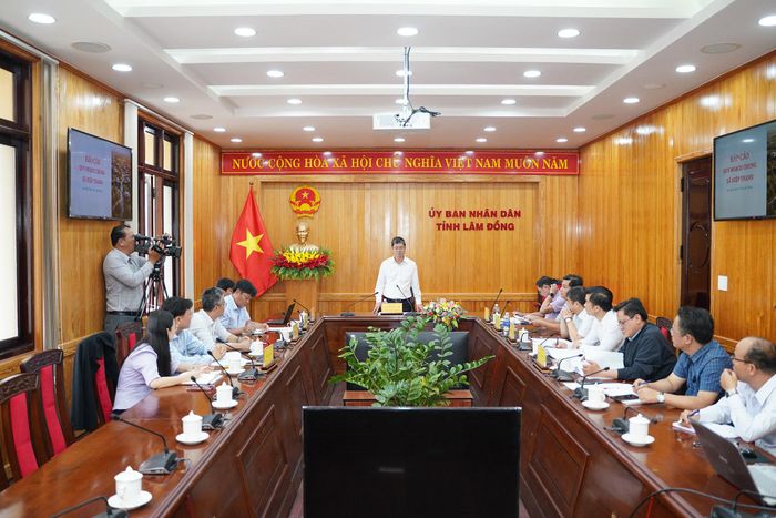 Quang cảnh buổi làm việc, đôn đốc chỉ đạo của UBND tỉnh về công tác quy hoạch