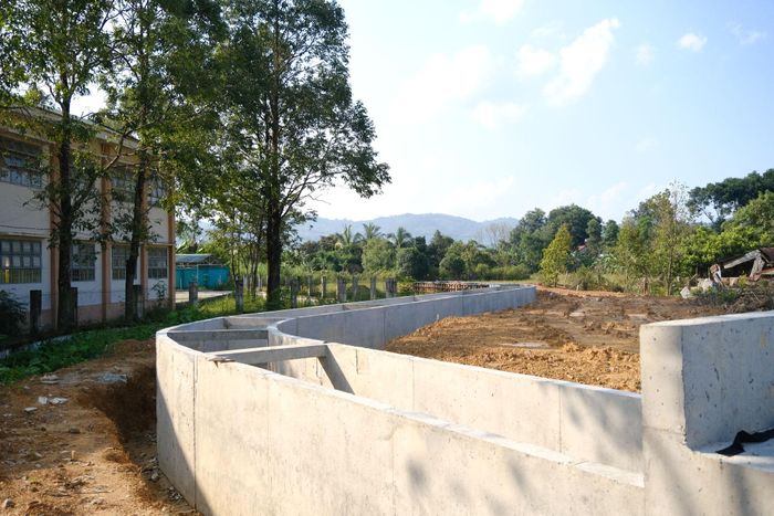 Tuyến kênh chính dài 10,37 km của dự án đang dần hình thành