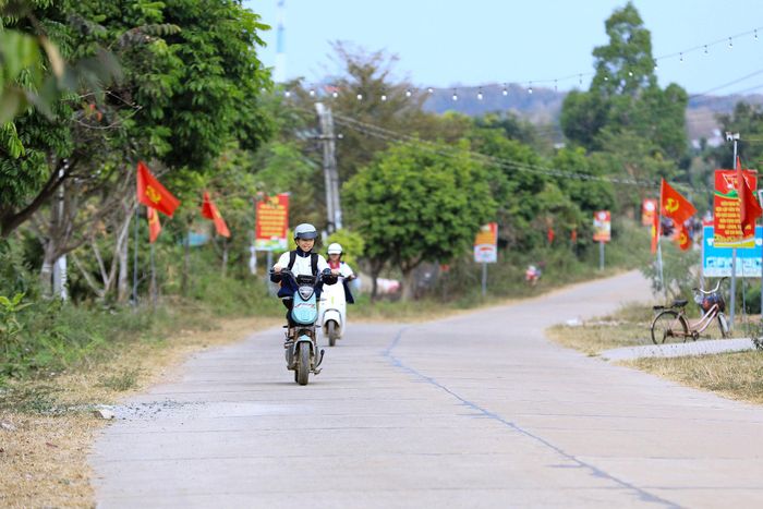 Bộ mặt xã Nam Dong, tỉnh Lâm Đồng từng bước thay đổi theo hướng khang trang, hiện đại hơn