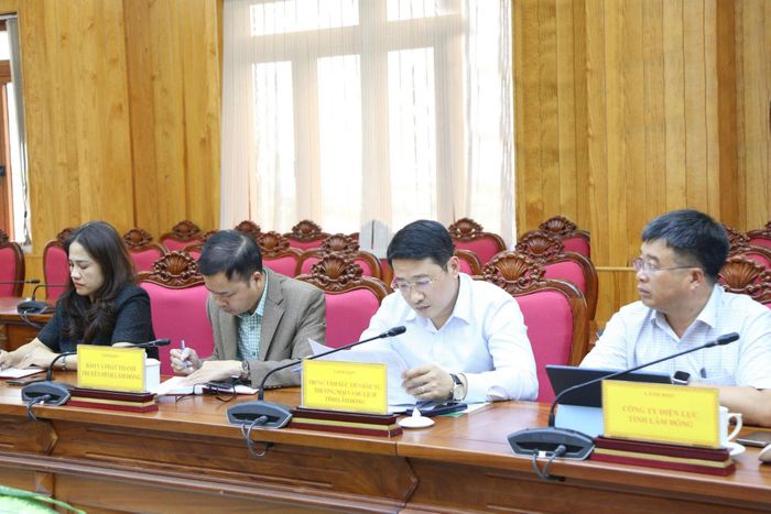Các đơn vị tham dự buổi làm việc