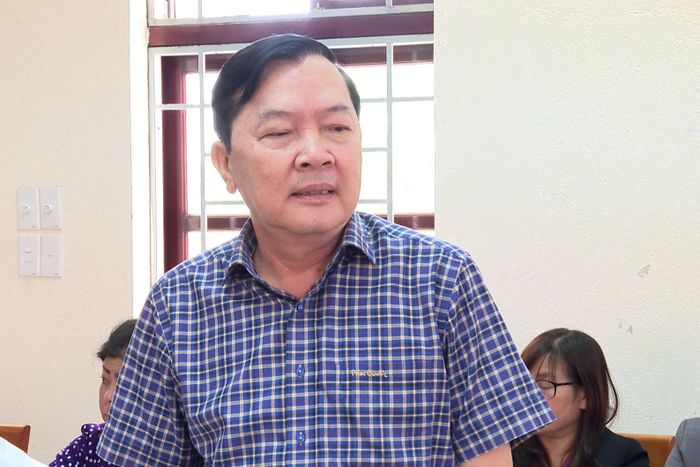 Phó Chủ tịch Hội Cựu chiến binh tỉnh Phạm Văn Long tham gia ý kiến