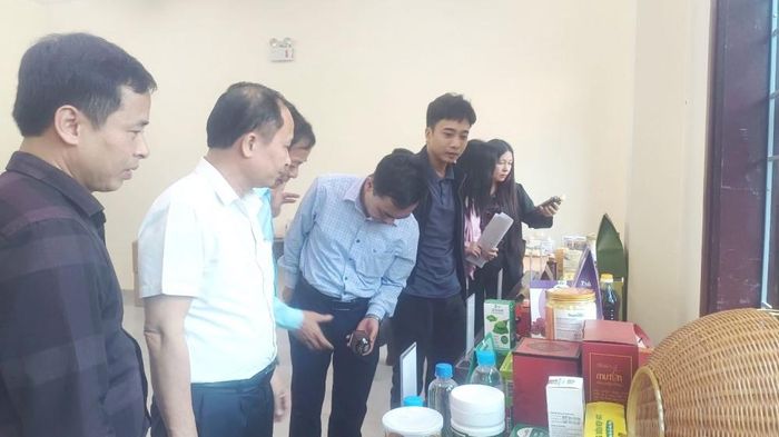  Ban Giám khảo xem và đánh giá sơ bộ các sản phẩm tham gia bình chọn RISEP cấp tỉnh Nghệ An năm 2024 