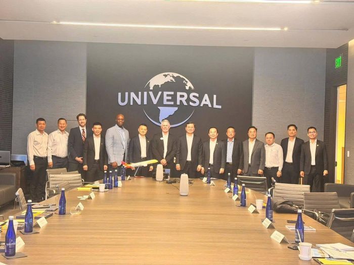 Đoàn công tác TP Hồ Chí Minh làm việc với Tập đoàn Universial. (Ảnh: Sở Ngoại vụ TP Hồ Chí Minh)