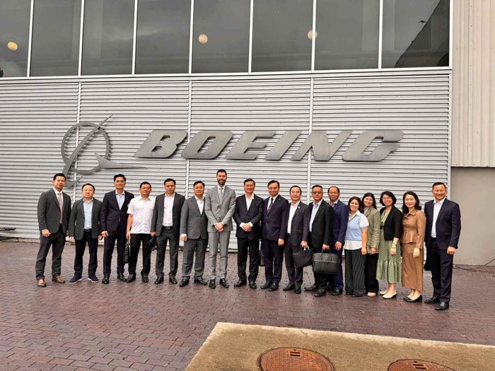 Đoàn công tác thăm và làm việc với Tập đoàn Boeing. (Ảnh: Sở Ngoại vụ TP Hồ Chí Minh)