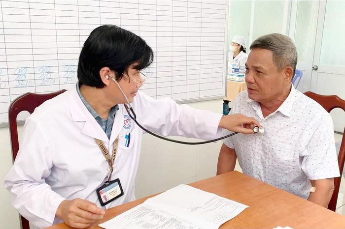 Xã Châu Đức tổ chức khám sức khỏe định kỳ cho người cao tuổi trên địa bàn