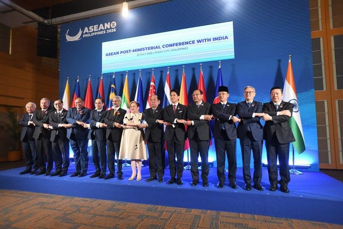 Các đại biểu dự hội nghị Bộ trưởng Ngoại giao ASEAN - Ấn Độ. Ảnh: The ASEAN Secretariat
