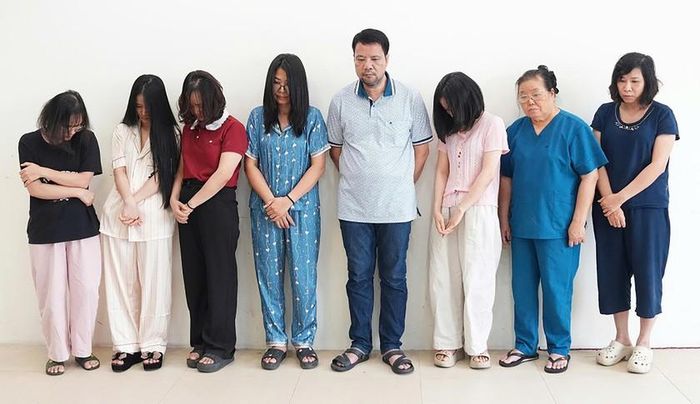 Nhóm đối tượng tại cơ quan Công an.