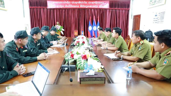 đoàn công tác Công an tỉnh Lai Châu cùng Cơ quan đại diện Bộ Công an Việt Nam tại Lào phối hợp với Tổng cục Cảnh sát và Cục Phòng, chống tội phạm mua bán người, Bộ Công an Lào phối hợp bắt giữ.