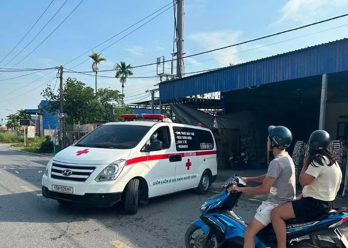 Hiện trường nơi xảy ra vụ án. Ảnh: Tiền phong.