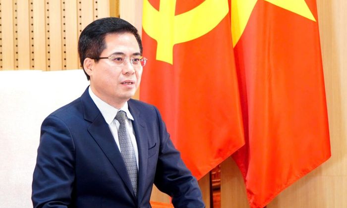 Phó Trưởng Ban Chính sách, chiến lược Trung ương Nguyễn Hoàng Giang. (Ảnh: UBND tỉnh Quảng Ngãi)