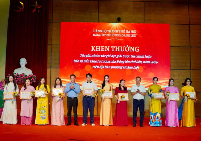 Khối trường học trên địa bàn đã giành được nhiều giải thưởng tại cuộc thi. Ảnh: Tiến Đạt