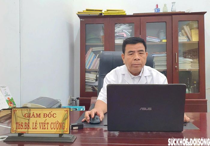ThS.BS Lê Viết Cường, Giám đốc Trung tâm Y tế Phú Lộc. Ảnh: Hoàng Dũng.