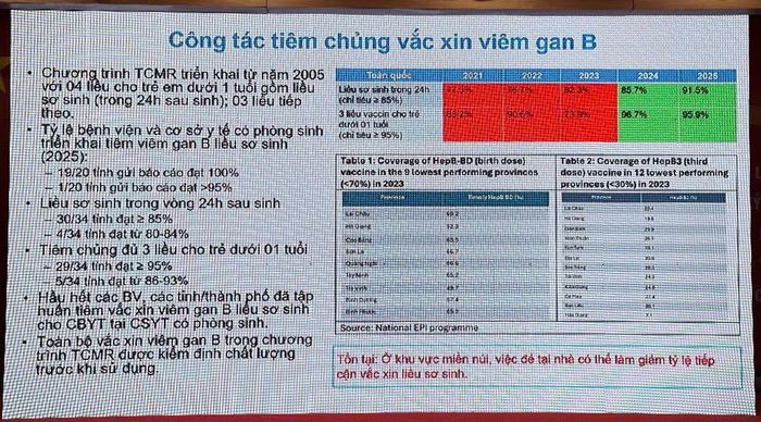 Thông tin về tiêm chủng vắc xin tại Việt Nam thời gian qua. Ảnh: Trần Minh