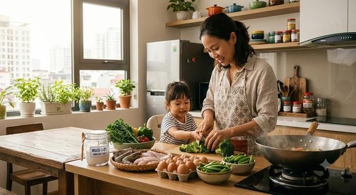 Thiếu iod gây nhiều vấn đề sức khỏe theo từng giai đoạn phát triển của trẻ.