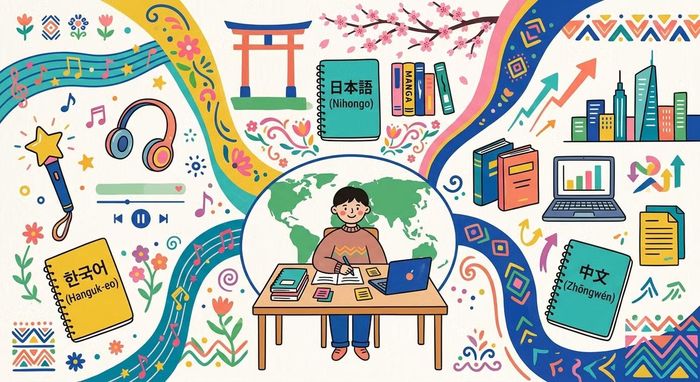Không học ngoại ngữ theo phong trào, teen Việt đang xây dựng bản đồ ngôn ngữ phù hợp với định hướng của bản thân.