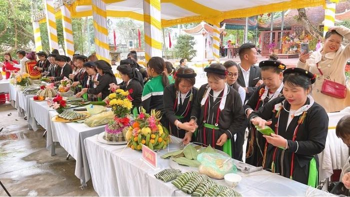 Lễ hội chính của đền Chân Suối vào các ngày 12 tháng 3 âm lịch hàng năm, là ngày hóa của Quốc Tổ Mẫu Đào Liễu.