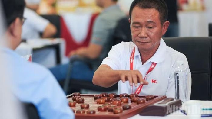 Các kỳ thủ tranh tài tại Giải cờ tướng giao hữu tranh Cúp Kim Long Motor lần thứ I - năm 2026.