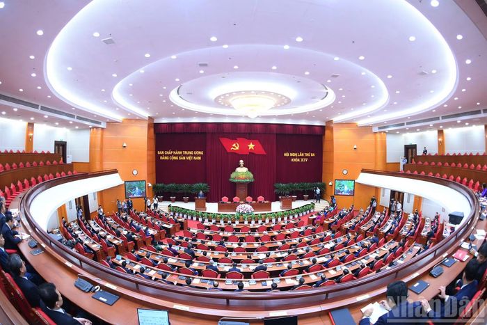Quang cảnh phiên bế mạc hội nghị.
