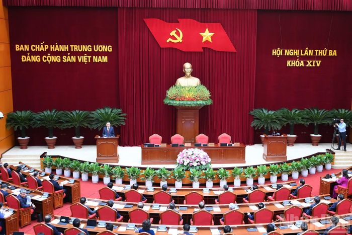 Tổng Bí thư, Chủ tịch nước Tô Lâm phát biểu bế mạc hội nghị.