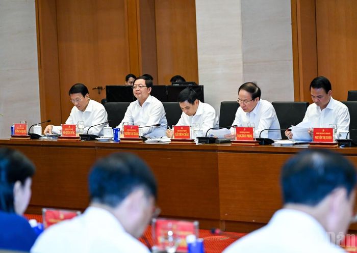 Các đại biểu dự hội nghị. (Ảnh: DUY LINH)
