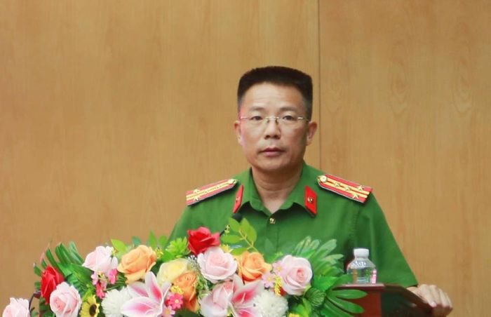 Đại tá Nguyễn Hà Lai chủ trì Hội nghị.
