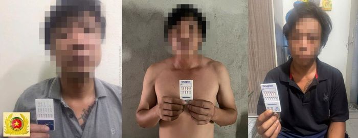 3 đối tượng bị phát hiện dương tính với chất ma túy.