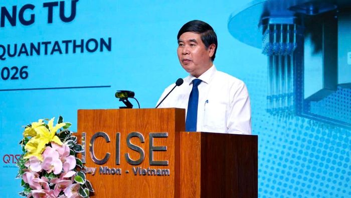 Phó chủ tịch UBND tỉnh Gia Lai Lâm Hải Giang phát biểu tại khai mạc