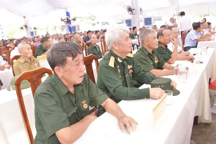 Các cựu chiến binh dự Đại biểu tham dự Lễ kỷ niệm 79 năm Ngày Thương binh - Liệt sĩ tại xã Châu Pha 