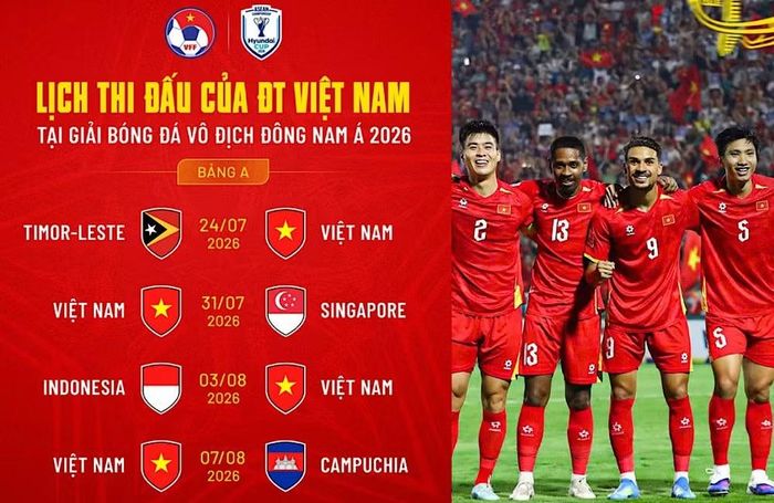 Tuyển Việt Nam sẵn sàng bước vào ASEAN Cup 2026.