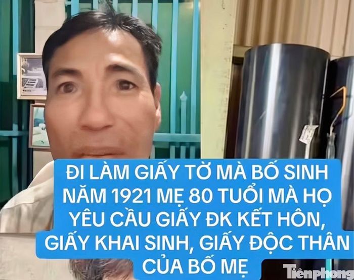 Hình ảnh người đàn ông chia sẻ trên mạng xã hội thu hút hàng nghìn lượt thích và bình luận (ảnh chụp màn hình).