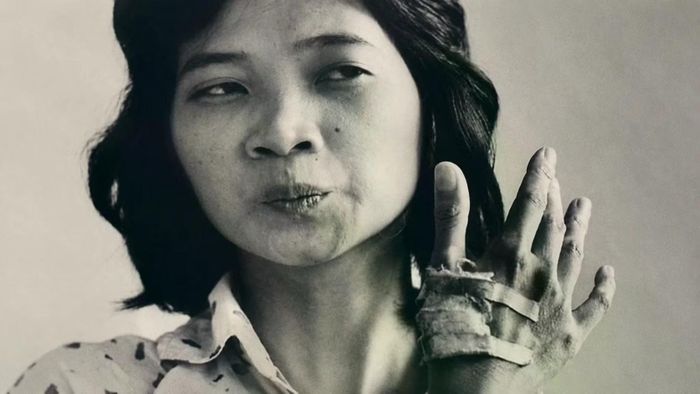 Bà Phùng Ngọc Anh trong bức ảnh do phóng viên nước ngoài chụp vào khoảng tháng 8/1968. Ảnh: Tư liệu