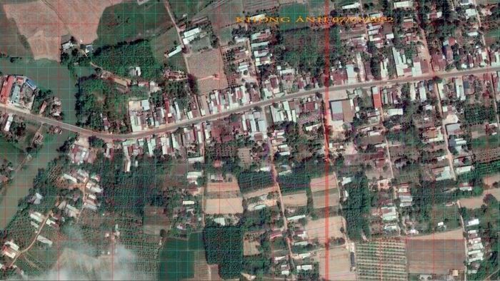 Ảnh khu vực ấp Cầu Vịnh chụp năm 2022 - Ảnh: Bộ Chỉ huy Quân sự tỉnh Tây Ninh