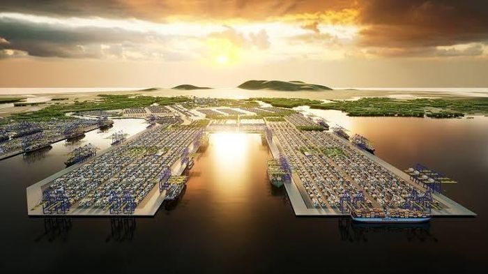 Phối cảnh cảng biển Cái Mép Hạ.