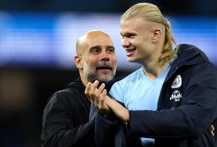 Haaland sẽ gặp lại Pep Guardiola trong đám cưới của Donnarumma. Ảnh: EFE