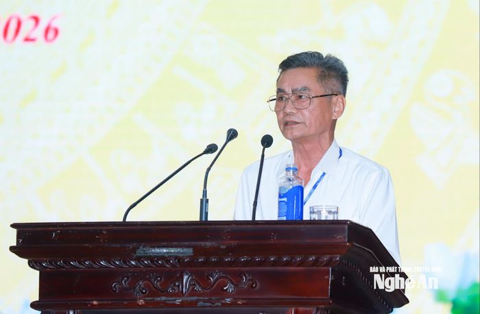 Đại biểu tham luận tại đại hội. Ảnh: Thành Duy